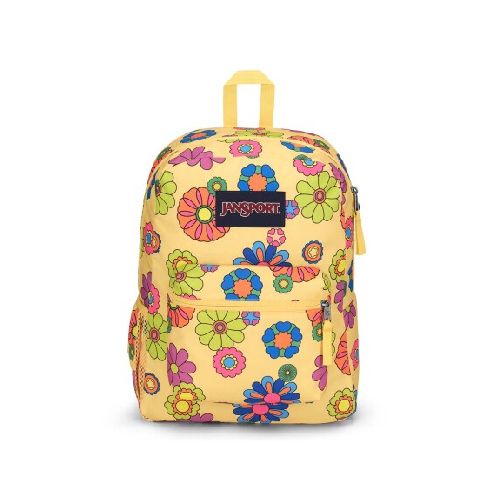 Mochila Escolar Jansport Cross Town Original Unisex Urbana - Power To The Flowers