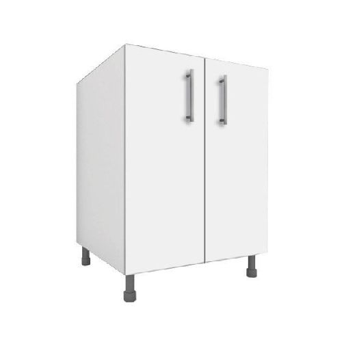 Bajo Mesada Mueble Cocina 2 Puertas Blanco Czb61