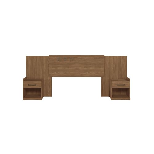 Respaldo Somier Cama Sommier 2 Plazas Havana Jatoba