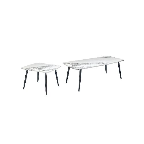 Mesa De Centro Mesa De Apoyo Patas De Metal Living Set