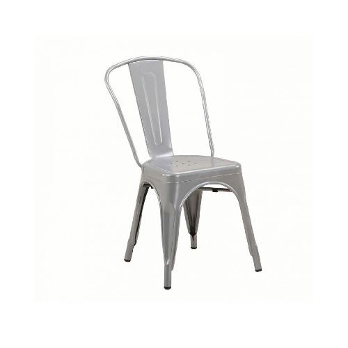 Silla Tolix Metalica Vintage Asiento Metal Moderna Comedor