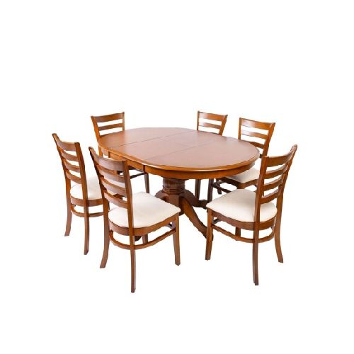 Juego de comedor 6 sillas Extensible