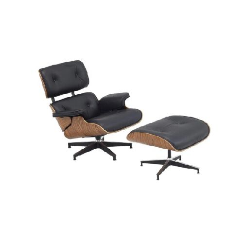 Butaca diseño Eames Lounge Negro