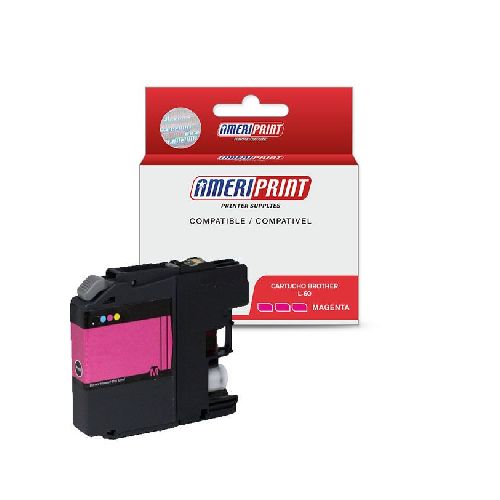 Cartucho Compatible Brother LC 60 Magenta DCP J125 410 145