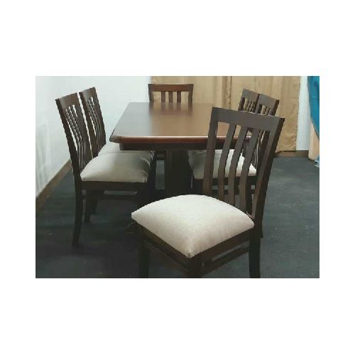 Juego de Comedor Extensible con 6 Sillas Mesa Semi Oval A Medida