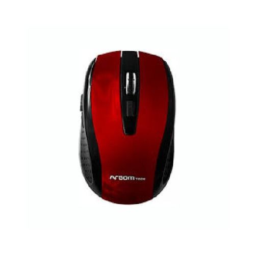 Mouse Inalámbrico ARGOM 2.4Ghz Seis Botones - Red — AMV Store