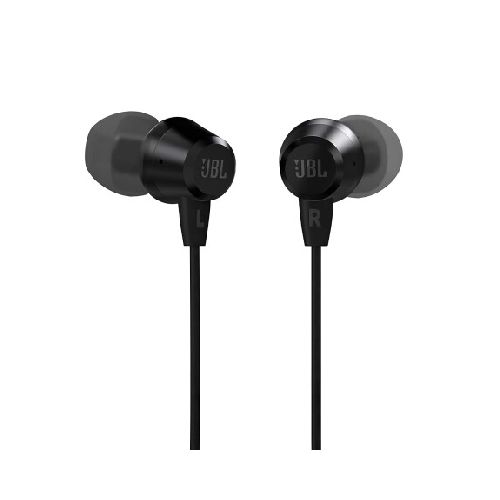 Auriculares Cableados JBL C50HI Con Micrófono - Black — AMV Store