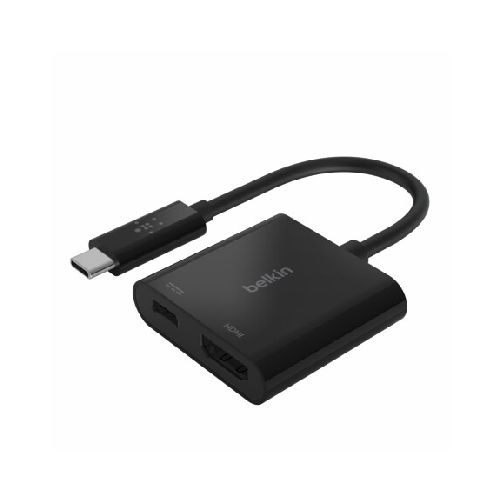 Cable Adaptador Hub BELKIN Usb-c A Hdmi + Carga Usb-c - Negro — AMV Store