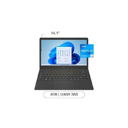 Notebook GEO Geobook 240 14.1' 128GB / 8GB RAM N5030 W10S - Black — AMV Store