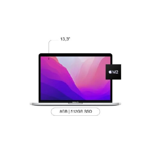 APPLE Macbook Pro MNEQ3LE/A 13,3' 512GB / 8GB RAM Chip M2 - Silver — AMV Store