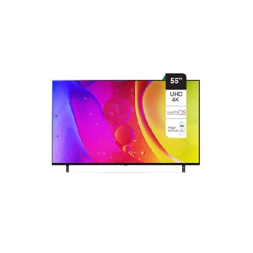 Smart Tv LG 55' Nanocell UHD 4K 55NANO80SQA WebOS Con Magic Remote — AMV Store