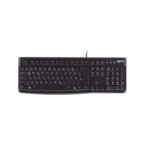 Teclado LOGITECH K120 Qwerty Español Usb - Black — AMV Store