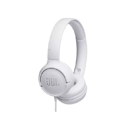 Auriculares Cableados JBL T500 Con Micrófono On-Ear - White — AMV Store