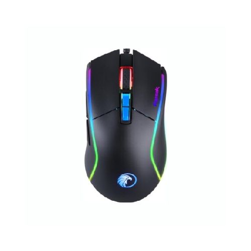 Mouse Gamer Óptico RAZEAK RM-X18 RGB Falcon 8 Botones - Black — AMV Store