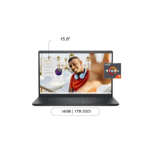 Notebook DELL Inspiron 15 3535 15,6' FHD 1TB / 16GB RAM R7-7730U W11 — AMV Store