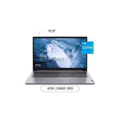 Notebook LENOVO IP 1 15,6' FHD 256GB / 8GB RAM I5-1235U - Cloud Gray — AMV Store