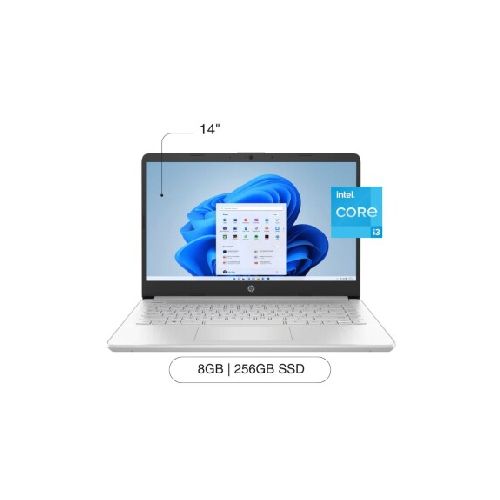 Notebook HP 14-DQ2024LA FPR 14' HD 256GB / 8GB RAM I3-1115G4 W11H — AMV Store