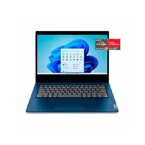 Notebook LENOVO IP 3 14' FHD 256GB / 4GB+4GB Ryzen 5 5-500U W11 - Blue — AMV Store