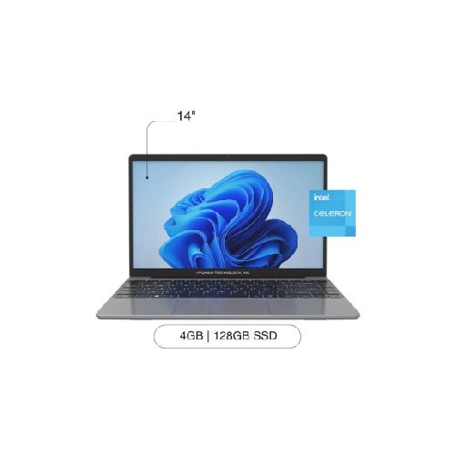 Notebook HYUNDAI Hybook 14' HD 128GB / 4GB RAM Celeron N4020 W11 — AMV Store