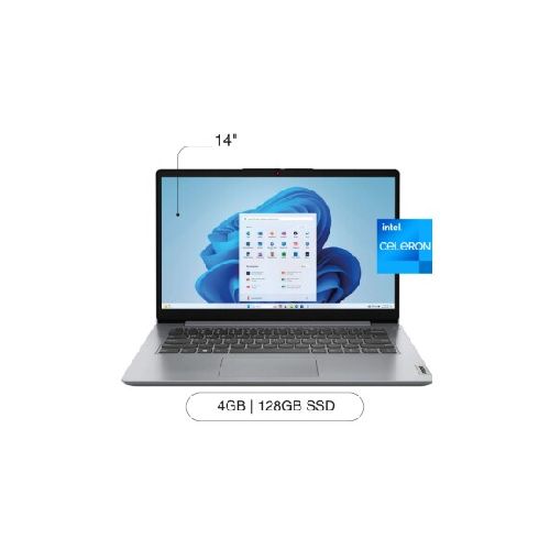 OUTLET - Notebook LENOVO Ideapad 1 14' HD 128GB SSD / 4GB N4020 W11 — AMV Store