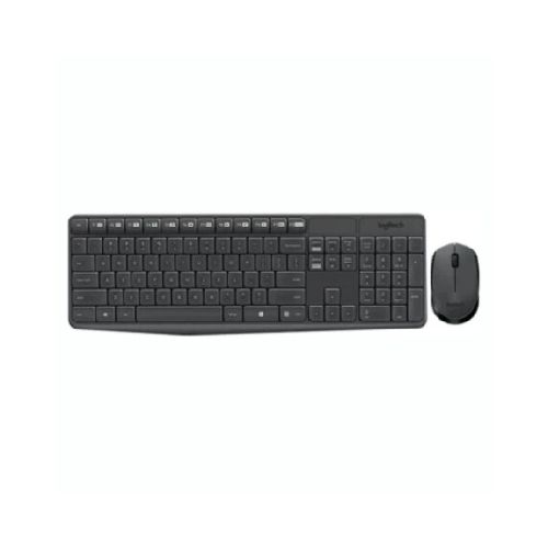 Teclado Inalámbrico LOGITECH MK235 + Mouse Inalámbrico - Black — AMV Store