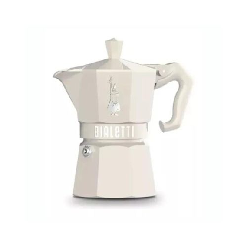 Cafetera Italiana BIALETTI Moka Exclusive 6 Tazas - Crema — AMV Store