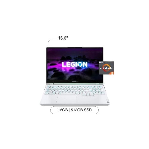 Notebook LENOVO Legion 5 15ACH6 15.6' 512GB / 16GB RAM R5 W11 - White — AMV Store