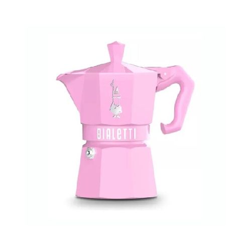 Cafetera Italiana BIALETTI Moka Exclusive 6 Tazas - Rosa — AMV Store