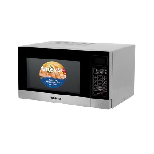 Microondas Grill ENXUTA MOENX0323DGI 800W Capacidad 23L - Plata — AMV Store