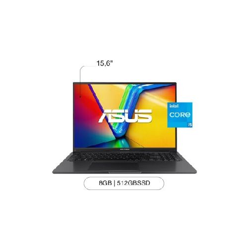 Notebook ASUS Vivobook Go 15 15,6' FHD 512GB / 8GB I5-1235U W11 — AMV Store