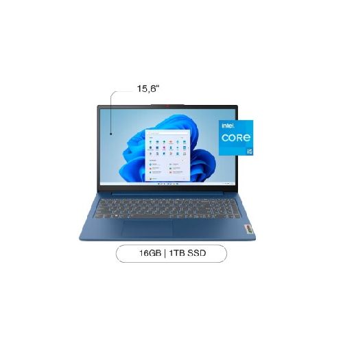 Notebook LENOVO IP 3 15,6' FHD Touch 1TB / 16GB RAM I5-12450H W11 — AMV Store