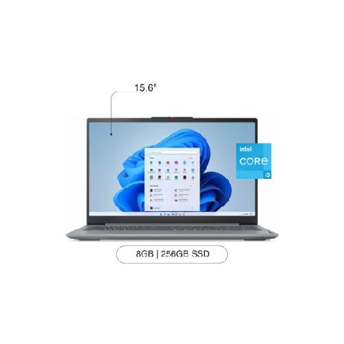 Notebook LENOVO IP Slim 3 15.6' FHD 256GB / 8GB I3-N305 W11 Frost Blue — AMV Store