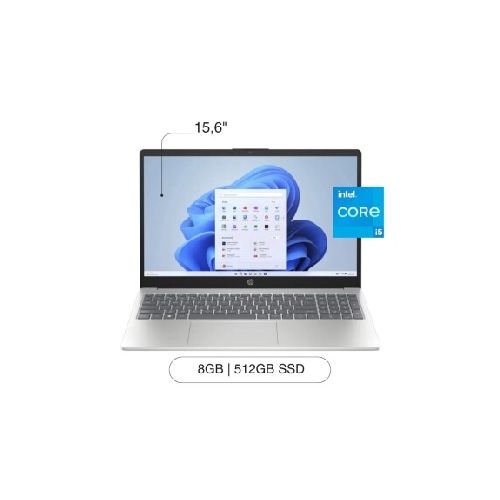 Notebook HP 15-FD0999NR 15,6' FHD 512GB SSD / 8GB I5-1235U W11 - Silver — AMV Store