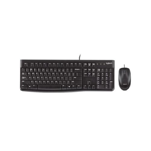 Teclado LOGITECH MK120 + Mouse Usb Español - Black — AMV Store