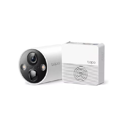 Cámara De Seguridad Tapo C420S1 2K + HUB Con Batería WiFi - Blanco — AMV Store