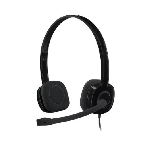 Auriculares Cableados LOGITECH H151 Stereo Con Micrófono On-Ear Black — AMV Store