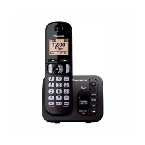 Teléfono Inalámbrico PANASONIC KX-TGC220 Negro — AMV Store