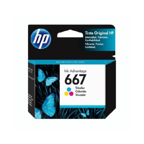 Cartucho De Tinta HP 3YM78AL 667 Para 100 Copias Tricolor — AMV Store