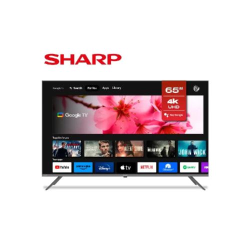 SMART TV SHARP LED TV 4K UHD 65” 4T-C65FL6L Marca: Sharp