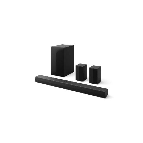 Barra de Sonido LG S60TR Subwoofer inalámbrico 440W 5.1 canales HDMI Arc Bluetooth Sonido 3D inmersivo Dolby Digital USB Marca: LG