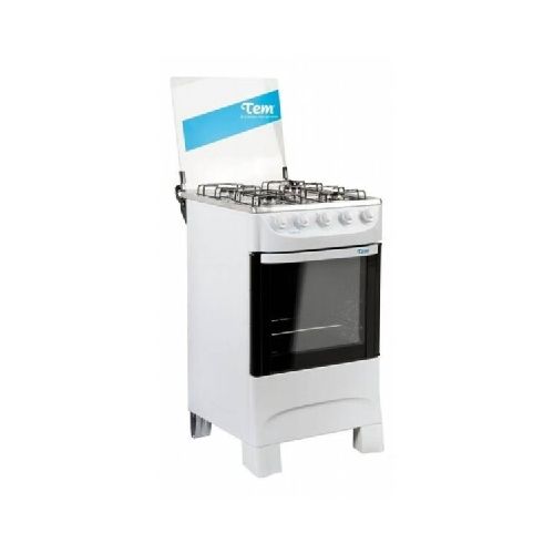 Cocina a gas Blanca TEM – MASTERCOOK 4HW Marca: Tem