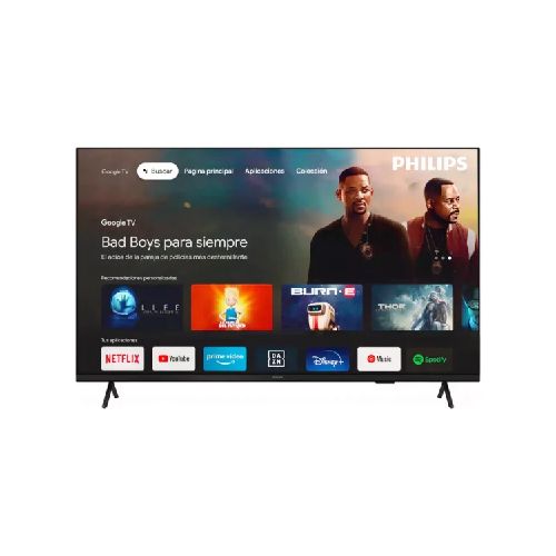 TV LED 4K UHD PHILIPS GOOGLE 55″ 55PUD7408/77 Marca: Philips