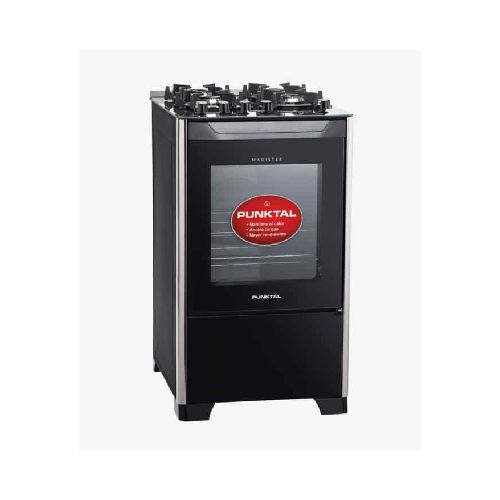 Cocina Punktal 4 Hornallas con Grill eléctrico PK-490 G Marca: Punktal