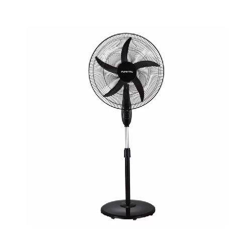 VENTILADOR DE PIE 1.70 MTS. 5 ASPAS NEGRO 40cm. PUNKTAL PK-5012 VT Marca: Punktal