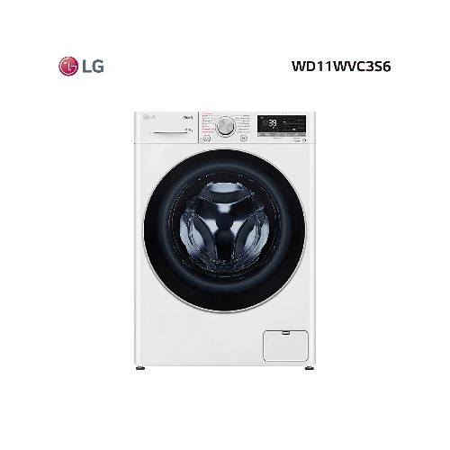 Lavasecarropas frontal inverter LG 11Kg WD11WVC3S6 Marca: LG