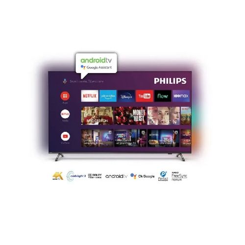 TV LED ANDROID PHILIPS 4K CON AMBILIGHT 75″ 75PUD8516/55 Marca: Philips