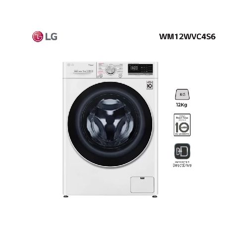 Lavarropas LG frontal 12Kg Modelo: WM12WVC4S6 Marca: LG