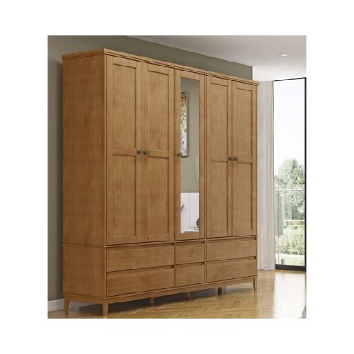 Ropero Prata 5 Puertas Natural Marca: Satec