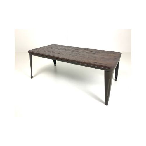 Mesa de living central industrial JA M120 Nuevo Sol tapa de madera Marca: Nuevo Sol