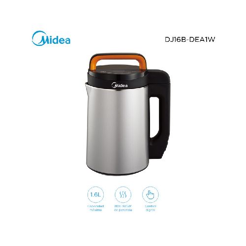 Sopera Midea 1.6 litros en acero inox DJ16B-DEA1W Marca: Midea